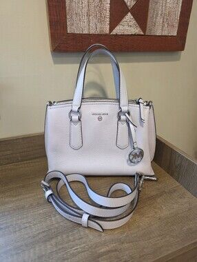 Michael Kors Lilac Pebbled Leather Satchel
